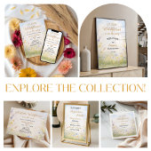 Soft Spring Wildflower Meadow Baby in Bloom Einladung