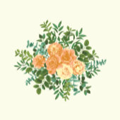 Peach Ivory Hochzeit Vintage Rose Schnapsglas