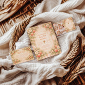 Pfirsichgarten 1. Geburtstag Dankeskarte