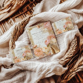 Peach Meadow Boots Bridal Shower Einladung