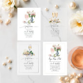 Elegantes Petals, Perlen und Prosecco-Brautparty Fächer