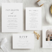 Minimale Script Wedding Napkin Serviette