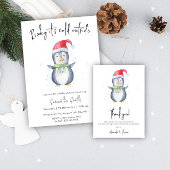 Weihnachts-Penguin - Bücher für die Kinderkarte Begleitkarte