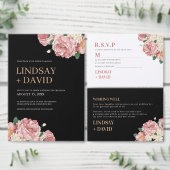 Peony Roses über das Programm zur Zeremonie der Bl (Personalisiere diese Kollektion eines unabhängigen Creators.)