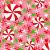 Pfefferminz-Swirle-Weihnachtskarte