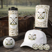 Personalized Best Dad By Par Monogram Golfball