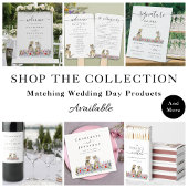 Boho Wildblume Dinosaur Wedding Einladung