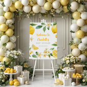 Aquarell-Limonenblüten-Button für werdende Mütter Button