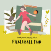 Pickleball Dankeskarte