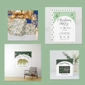 Ein Foto Weihnachtsfamilie Cuie Pink Poster