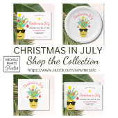 Weihnachten im Juli Ananas Personalisiert Banner