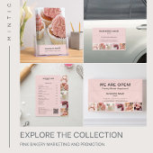 Bäckerei Custom Foto Social Media QR Flyer