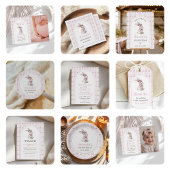 Some Bunny Vintage-Hasen-Baby-Shower-Foto Einladung