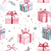 Pink Christmas Vintage Geschenkpakete Geschenkpapier Set