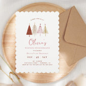 Weihnachtsbaum Winter Onederland Girl 1. Geburtsta Pappteller