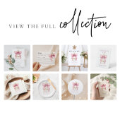 Rosa Coquette Bow Brautparty Dosenkühler