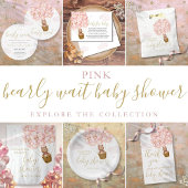 Ratet mal, wann die Teddy Bear Pink Baby Dusche is Poster