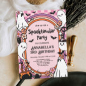 Rosa Halloween-Kindergeburtstag-Party Pappteller