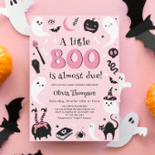 Niedlich-rosa Halloween-Kinderdusche Pappteller