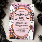 Rosa Halloween-Party Pappteller