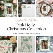 Pastel Pink und Grüne Heilige Weihnachten