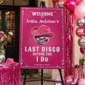 Letzter Discobesuch vor meiner Bachelorette Runder Pappuntersetzer