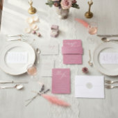 Pink Dust Wedding Custom Foto Calligraphy Save The Date