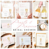 Pearls und Prosecco Pink Bow-Tischnummern Tischnummer