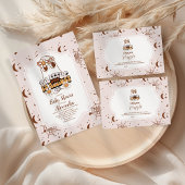 Groovy Halloween Little Boo Baby Shower Pappteller