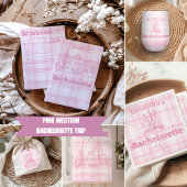 Rosa Western Bachelorette Dosenkühler