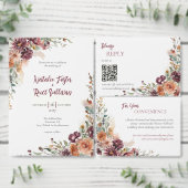 Pflaumenblüten-Hochzeit Save the Date Karte (Personalisiere diese Kollektion eines unabhängigen Creators.)
