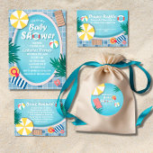 Tropical Pool Party Summer Baby Dusche Untersetzer