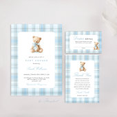 Bärchen Baby Shower Junge Serviette