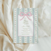 Einladung zur Kinderdusche | Floral