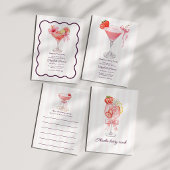 Pour Decisions Pink Cocktail Junggesellinnenabschi Serviette