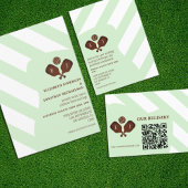 Preppy Pickleball Stripes Wedding Registry Begleitkarte