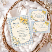 Preppy Sweet Bee Windel-Raffle Begleitkarte