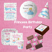 Alles Gute zum Geburtstag Prinzessin Pappteller