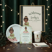 Prinzessin Frosch Baby Shower Pappbecher