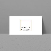 Berufliches Schwarz-Weiß-Logo I Visitenkarte