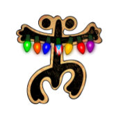 Navidad Boricua Xmas Coqui Taino Dankeskarte