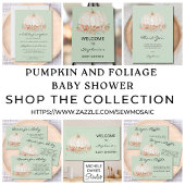 Fall Pumpkin Baby Dusche Geschenktütchen