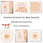 Pumpkin Herbstfalldusche Runder Aufkleber