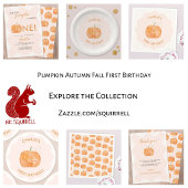 Little Pumpkin Herbst 2. Geburtstag Einladung