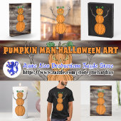 Kürbismann Halloween-Kunst Puzzle