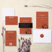 Kürbisgewürze RSVP Karte (Personalisiere diese Kollektion eines unabhängigen Creators.)