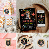 Welpe Party Geburtstag | Niedliches Kinderhundethe Geschenkpapier