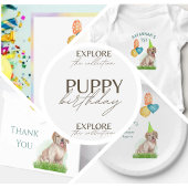 Niedliches Labrador Puppy Paw ty Party Vielen Dank Geschenkschachtel