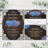 Rustic Purple Blue Floral Wedding Seating Chart 12 Poster (Personalisiere diese Kollektion eines unabhängigen Creators.)