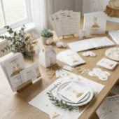 Bunny Rabbit wildlife baby newborn Rechteckiger Pappuntersetzer